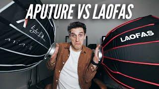 Laofas 60cm Softbox vs Aputure Lightdome mini II Alternative Comparison Softbox Shootout Review