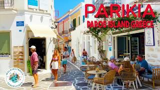 Parikia, Greece - Paros Island 4K Walking Tour with Captions