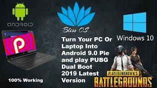 How to Install And Download Android Pie 9.0 On PC ,Mac or Laptop "Bliss OS" Dual boot 2019