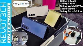 Samsung Galaxy Z Fold6, Z Flip6, Watch ULTRA, Watch 7, Buds 3/3 Pro - Anteprima e Prezzi