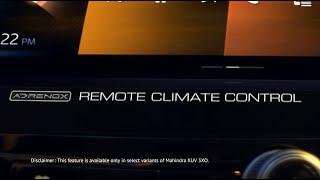 Mahindra XUV 3XO | Remote Climate Control with Adrenox
