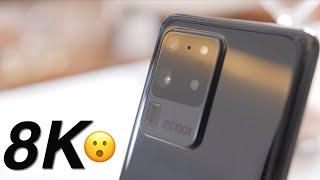 8K Video from the Samsung Galaxy S20 Ultra