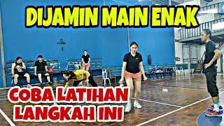 Coba Latihan Langkah Ini Dijamin Main Enak #badminton #badmintoncoach #footwork