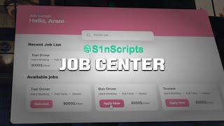 FiveM Script Showcase - The Job Center System