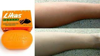 Likas Papaya Skin Whitening Soap Review | Before and After