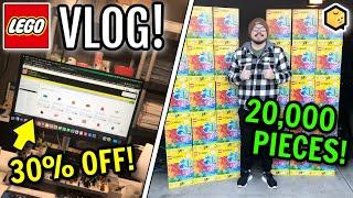 Massive Bricklink Sale! Adding 20,000 Parts To My FULL-TIME LEGO Store! | LEGO Vlog #7