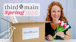 Third & Main Spring 2024 Home Decor Subscription Box Reveal | Modern Farmhouse Decor + More!