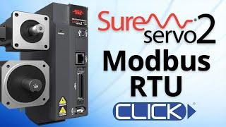 Servo Modbus RTU Tutorial using the CLICK PLC and SureServo2 - from AutomationDirect