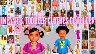 ‼️The Sims 4 Toddler & Infant Clothes CC Folder‼️