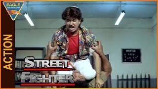 Street Fighter Hindi Dubbed Movie || Vijayashanthi And Srihari Fight Scene || Eagle Hindi Movies