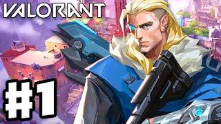 Valorant - Gameplay Part 1 - Ignition: Act 1 - Sova Gameplay on Ascent! Unrated Victory with Zanitor