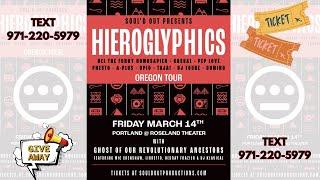 Hieroglyphics tix giveaway on WTTN