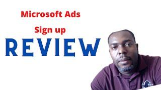 Sign up to Microsoft advertising, account overview.