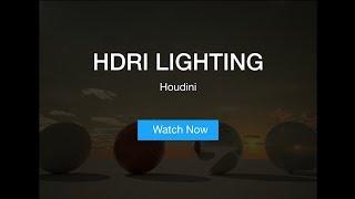 HDRI  lighting in houdini
