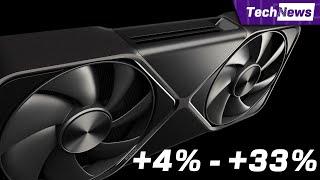 RTX 5000 zwischen 4 und 33% schneller als der Vorgänger?