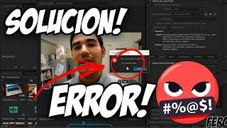 How to fix the Adobe Premiere error "Failed to compile the movie" | Easy! 