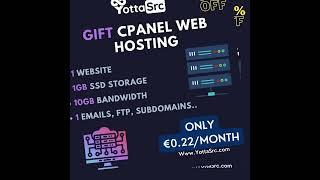 The Cheapest Unlimited Hosting With cPanel, Only €1 - YottaSrc