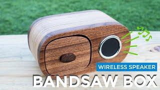 How To Make A Bandsaw Box With A Wireless Speaker