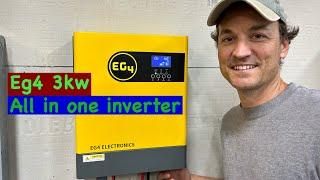 Eg4 3000w 48v inverter install and load testing. Signature Solar beginner friendly solar inverter