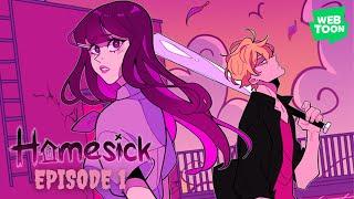 [ANIMATED WEBTOON Dub] Homesick | EP 1