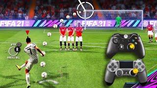 FIFA 21 - ALL FREE KICKS TUTORIAL | TRIVELA, KNUCKLEBALL,POWER, RABONA!