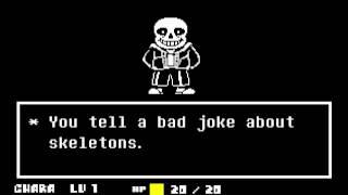 UNDERTALE - Pacifist Run Sans Battle