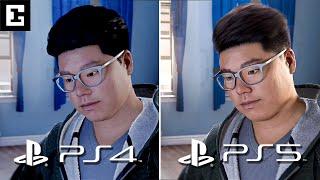 Spider-Man Miles Morales PS4 vs PS5 - Graphics Comparison (4К HDR 60FPS)