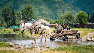 Sounds of Russian Village in Remote Kazakhstan | Celebration of the Saint Trinity Day ️