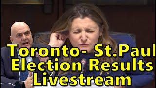 Toronto , St.Paul By-Election Results Live 6/24/2024