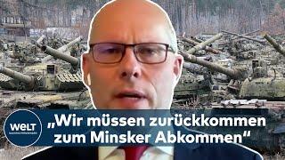 „Haben eine Situation, wo Gespräche völlig aussichtslos sind“ - Russland-Ukraine-Krise | INTERVIEW