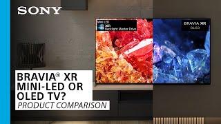 Sony | Choosing between a BRAVIA® XR Mini-LED or OLED TV