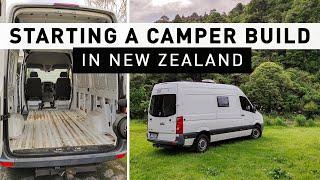 DIY Camper Van to Travel AND Work | Van Conversion Part 1