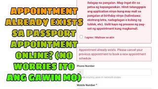 ANO ANG DAPAT GAWIN KUNG APPOINTMENT ALREADY EXISTS?(SIMPLE TECHNIQUES).