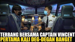 PERTAMA KALI JADI PILOT PESAWAT AIRBUS DENGAN CAPTAIN VINCENT