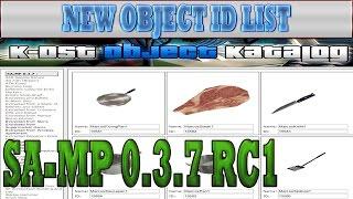 SA-MP 0.3.7 RC1  NEW Object ID LIST incl LINK  GTA San Andreas • SaMpMods23