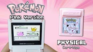 Checking Out A Physical Cartridge Of Pokémon Pink