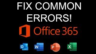 FIX OUTLOOK.EXE - Bad Image - OFFICE 365 TO FIX COMMON ERROR MESSAGES