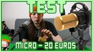 Test d'un micro à 20 euros - [Test du BM-800]