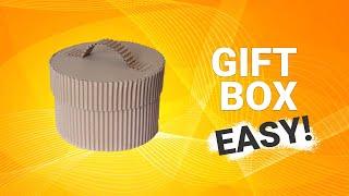 DIY Gift Box | How To Make Round Box | Diy Hat Box
