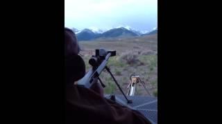 Tracers down range Barrett 50 cal gw