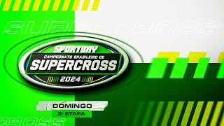 🟢 Sportbay Campeonato Brasileiro de Supercross 2024  (Ao Vivo) Domingo - 31/03 (Biguaçu-SC)