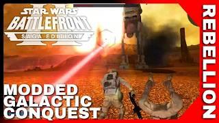 Modded REBELS Galactic Conquest | Star Wars: Battlefront 2 Saga Edition