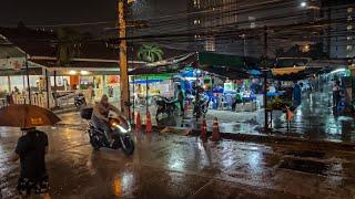 Pattaya Soi Buakhao Heavy Rain And Thunderstorms