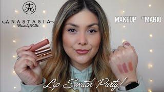 NEW ABH Matte & Satin Velvet Lipsticks + Makeup by Mario Plumping Lip Serum | lip swatches