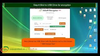 How To Copy Protect USB Drive for Android Mac Windows, Step6 - Bind to USB Drive for encryption