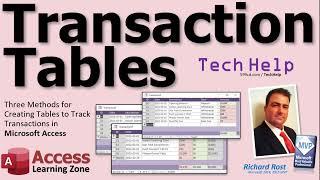 Three Methods for Creating Tables to Track Transactions in Microsoft Access
