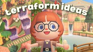 10 NEW Terraforming Ideas for Your Animal Crossing Island