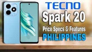 Tecno Spark 20 Price Specs & Features in Philippines