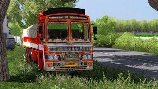 ASHOK LEYLAND Driving in offroads of MDEI Map