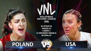 Poland vs USA | Women's VNL 2024